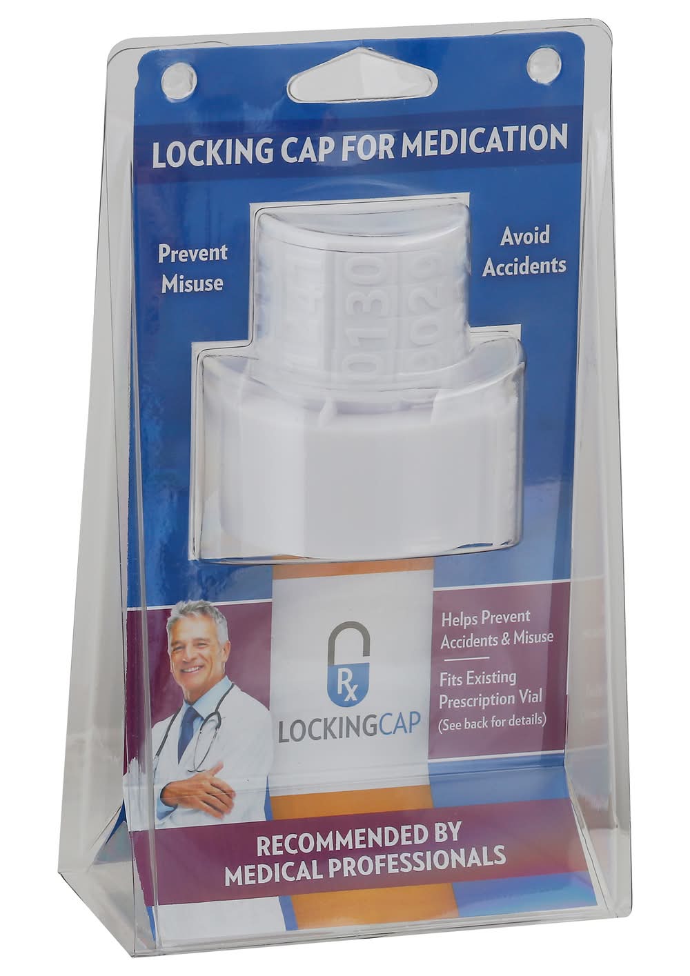 Rx Locking Cap For Walgreens Prescription Vials (1.76 oz)