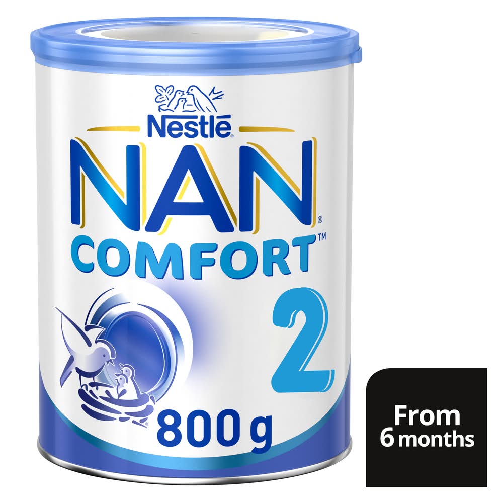 NAN Comfort Stage 2 Baby Formula Powder Ages 6-12 Months (800g)