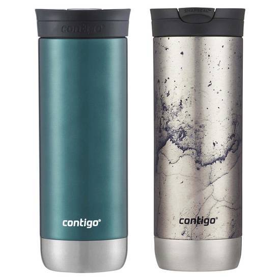 Contigo Stainless Steel Coffee Mug, Couture Snapseal Vacuum-Insulated Travel  Mug, 16 Oz, 2-pack (spirulin), Delivery Near You