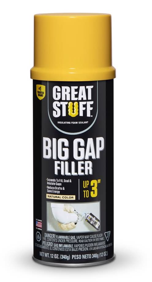 Great Stuff Big Gaps Ivory Polyurethane Insulating Foam Sealant 12 Oz