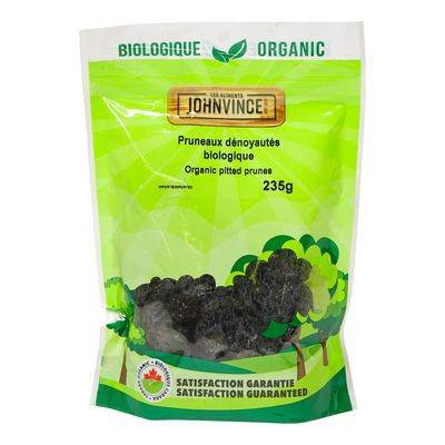 Johnvince pruneaux dénoyautés biologiques (235 g) - organic pitted prunes (235 g)