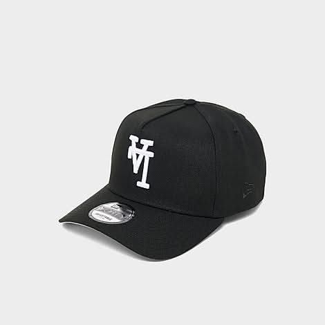 New Era Cap Los Angeles Dodgers Upside Down 9forty Snapback Hat, One Size, Black/White
