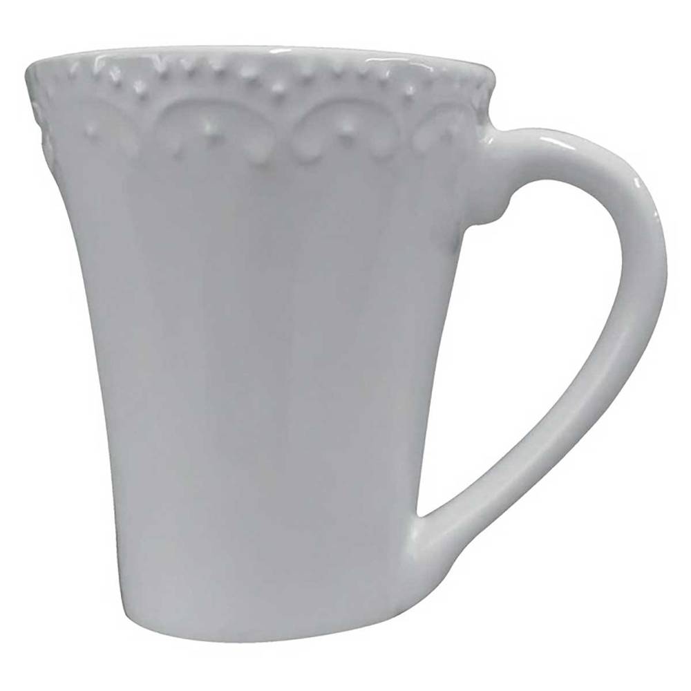 Scalla cerâmica caneca princess branca (300ml)