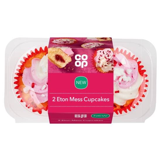 Co-Op 2 Raspberry Ripple Cupcakes
