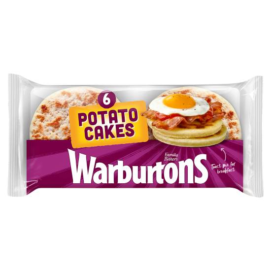 Warburtons 6 Potato Cakes