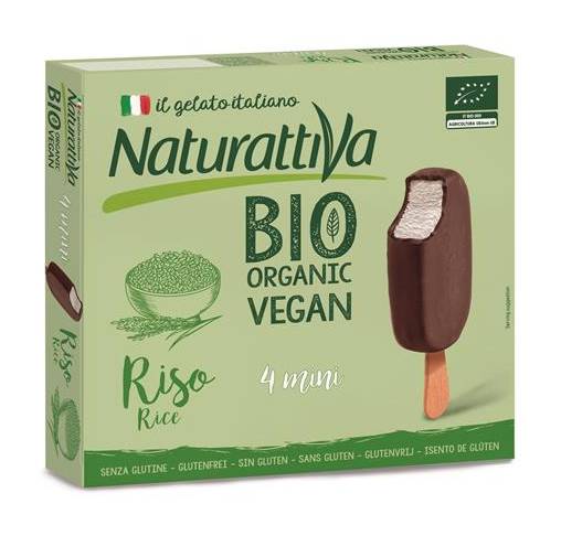 Mini Gelado Veg. Bio Arroz Pau sem glúten