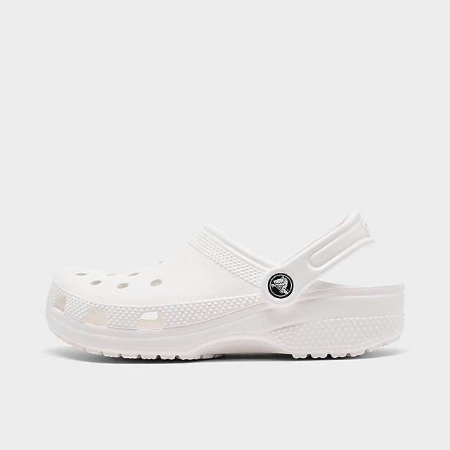 Crocs Big Kids Classic Clog Shoes (6/white)