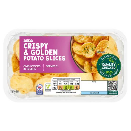 Asda Crispy & Golden Potato Slices 300g