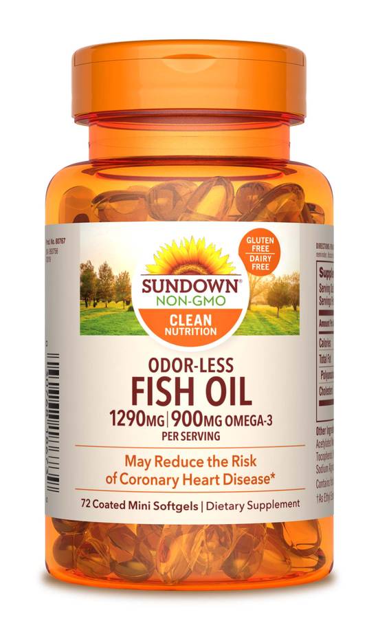 Sundown Fish Oil Omega 3 Mini Softgel (60 ct)