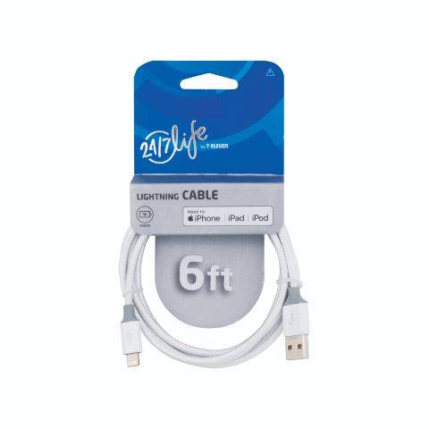 24/7 Life White Type C Lightning Cable