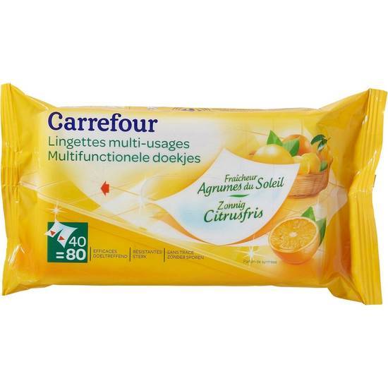 Carrefour - Lingettes multi usages