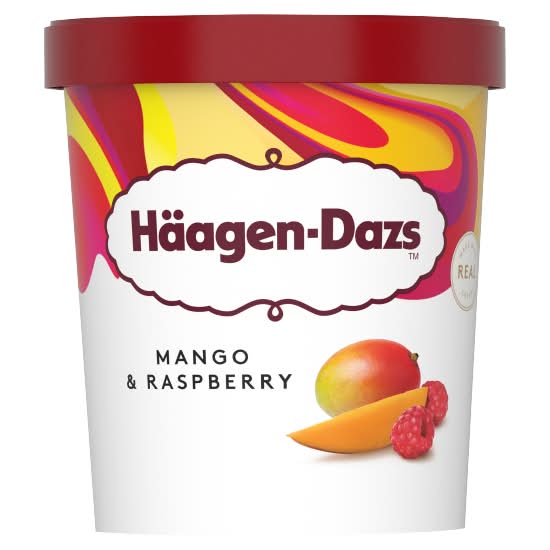 Häagen-Dazs Mango & Raspberry, Ice Cream (400g)