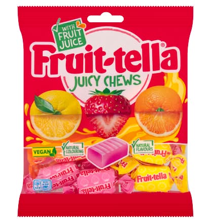 Fruit-tella Strawberry-Orange-Lemon, Juicy Chews (135g)