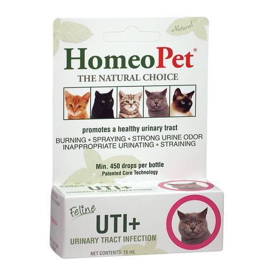 Homeopet Feline Urinary Tract Infection Supplement, 15 Ml.