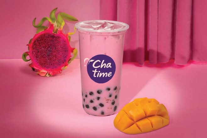 Pink Paradise Mango Boba
