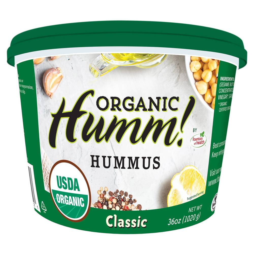 Fountain Of Health Organic Hummus