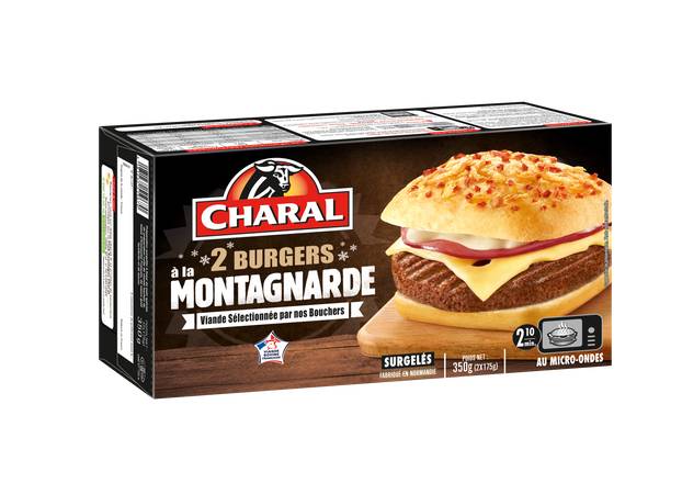 Charal - Burger à la montagnarde surgelé (2 pièces)