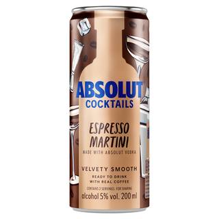 Absolut Cocktails Espresso Martini 200ml