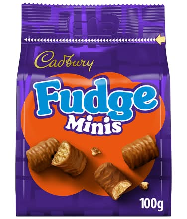 Cadbury Fudge Minis Chocolate (100g)