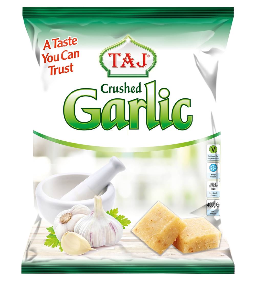 Taj Crushed Garlic 400G