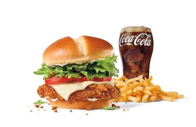 Large Jack's Spicy Chicken® w/ Cheese Combo
