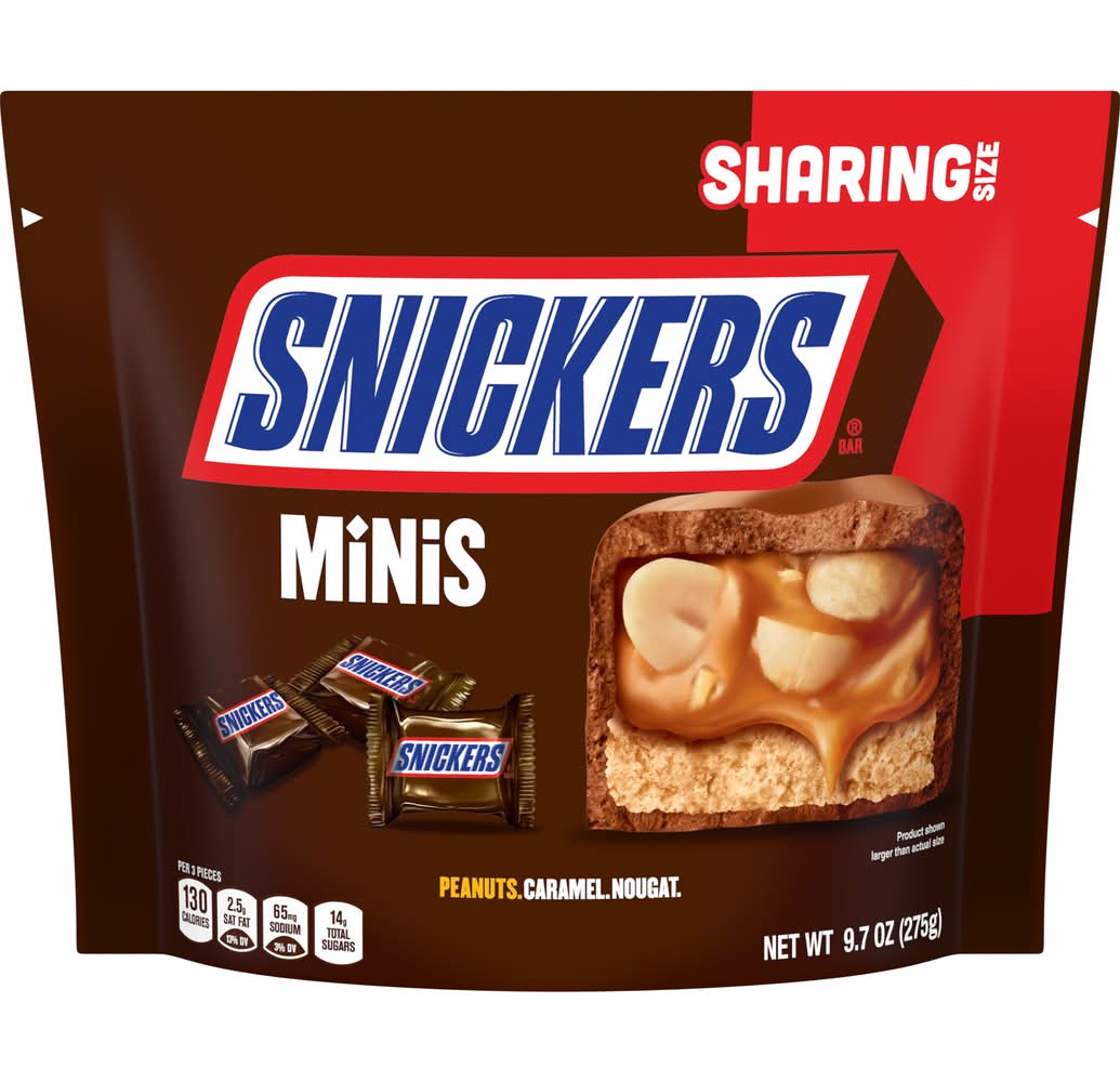 Snickers Minis Milk Chocolate Bars Sharing Size (9.7 oz)