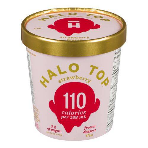 Halo Top Strawberry Ice Cream (473 ml)