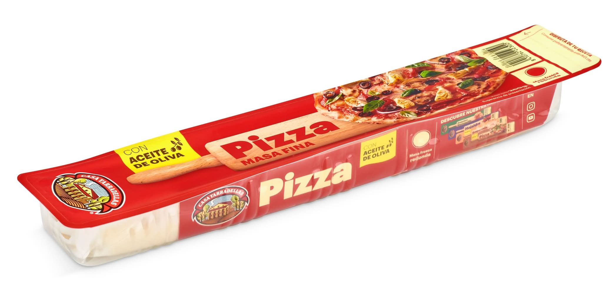 Masa Fina Para Pizza Casa Tarradellas Bandeja 260 G