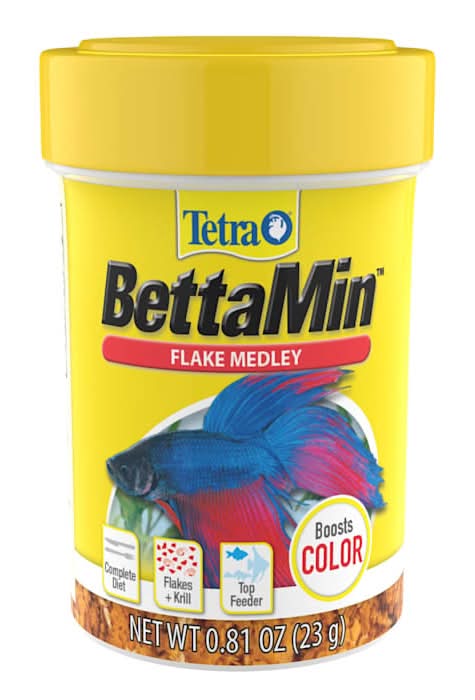 TetraBetta Flake Medley Fish Food, 0.81 oz.