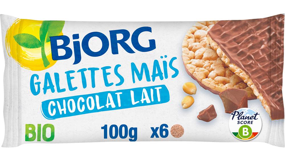 Bjorg - Galettes de maïs bio, chocolat lait (6)