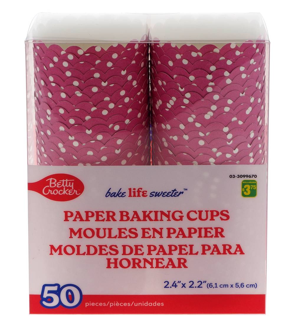 Betty Crocker Round Paper Baking Cups (50 ct)