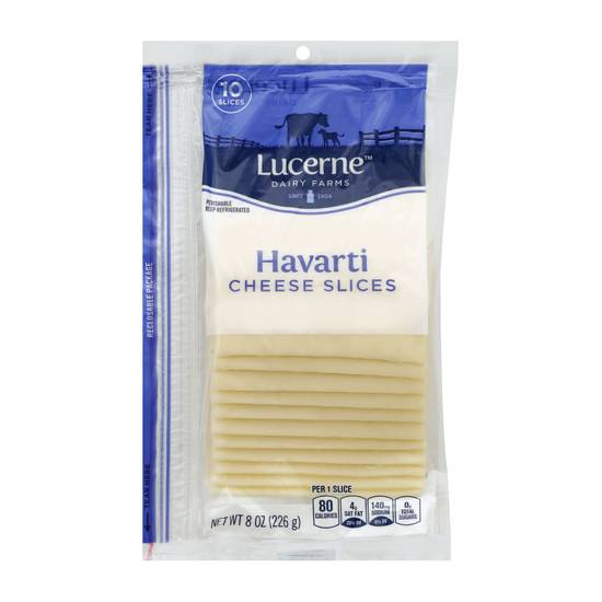 Lucerne Havarti Cheese Slices (10 ct)