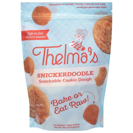 Thelma's Snickerdoodle Cookie Dough (18 ct)