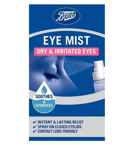 Boots Pharmaceuticals Eye Mist for Dry & Irritated Eyes - 10ml