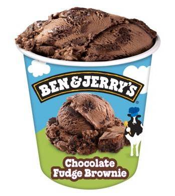 Ben & Jerry's choc fudge brownie 458ml
