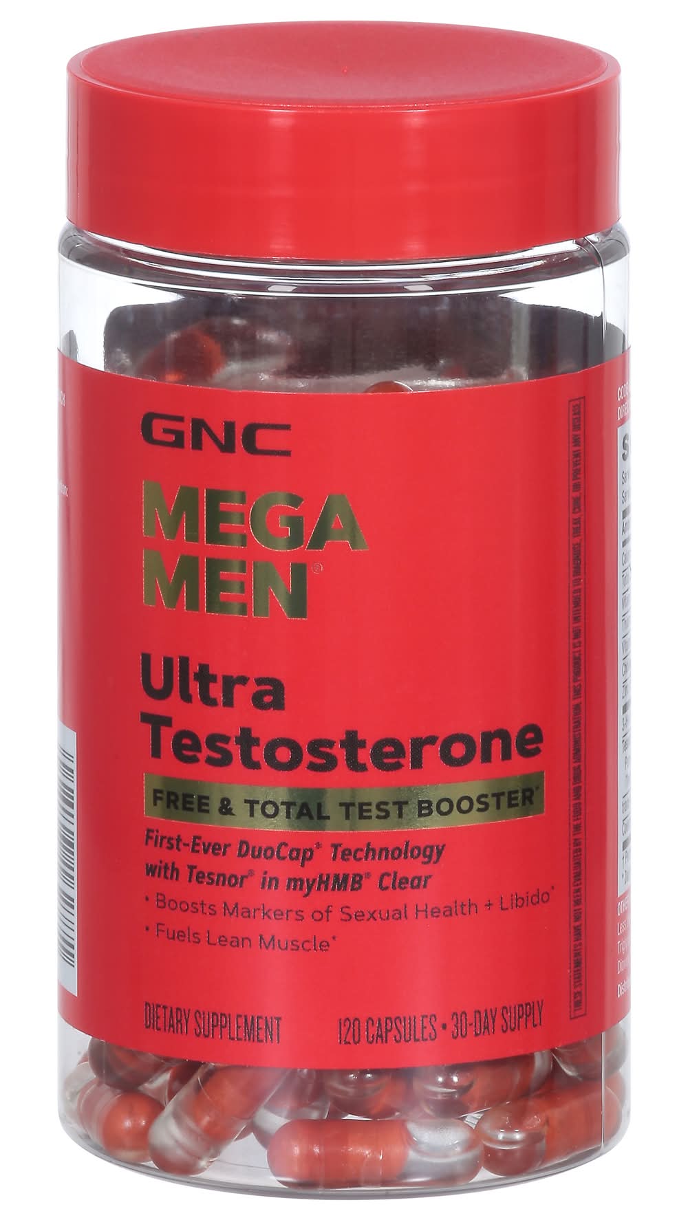 GNC Mega Men Ultra Testosterone Capsules (120 ct)