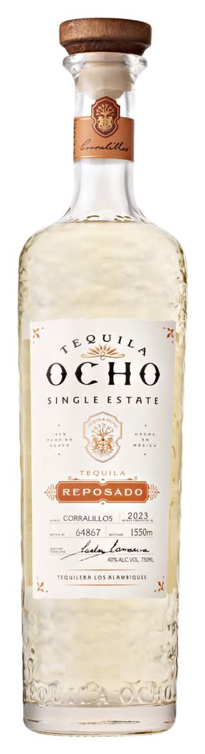 Tequila Ocho Single Estate Reposado Tequila, 2021 (750 ml)