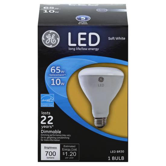 Ge Led Soft White 10 Watts Light Bulb