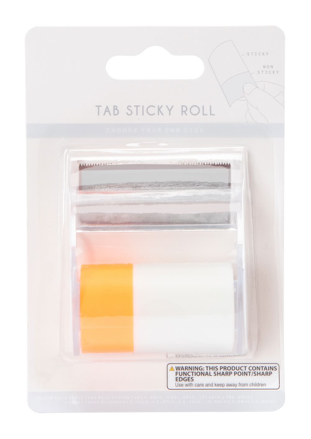 Tab Sticky Roll Orange