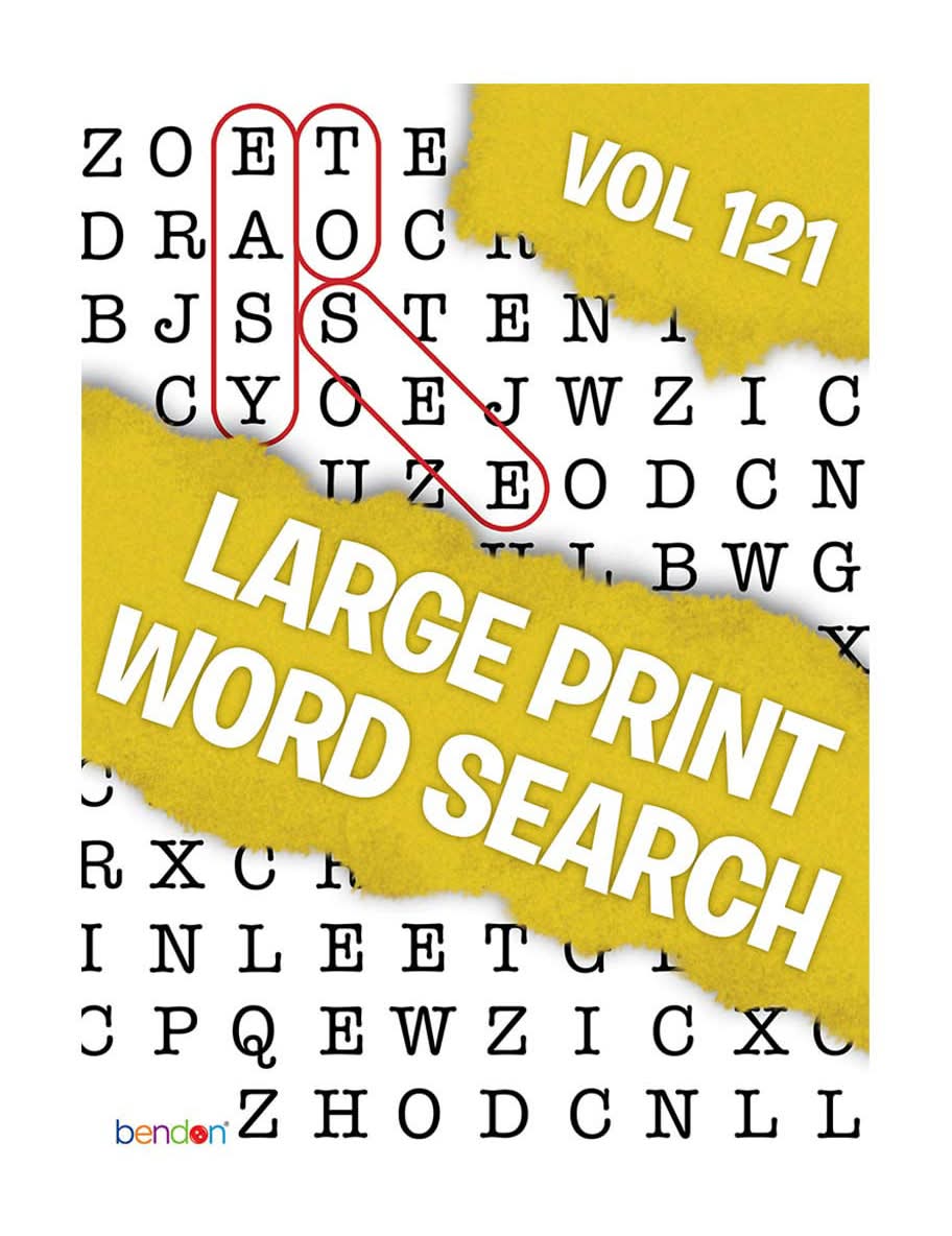 Bendon Large Print Word Search Vol. 121