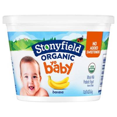 Stonyfield Organic Yobaby Yogurt (banana)