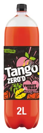 Tango Pineapple Orange, Zero'd Thirst Trap Peach Fruit Flavored Soda (2L)
