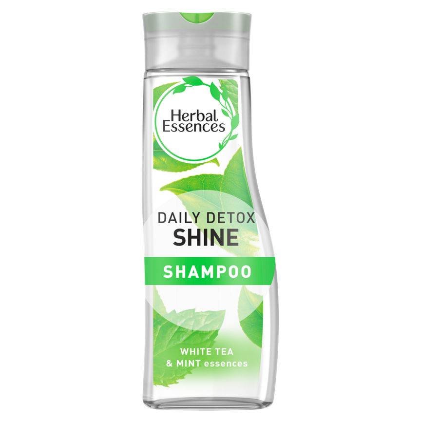 Herbal Essences White Tea-Mint, Base Daily Detox Shine Shampoo For All Hair Type (400ml)