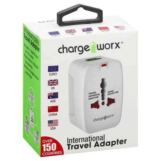 Chargeworx International Travel Adapter