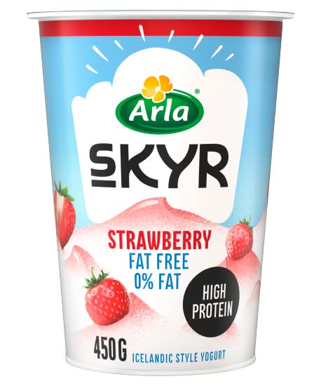 Arla Strawberry, Skyr Strawberry Icelandic Style Yogurt (450g)