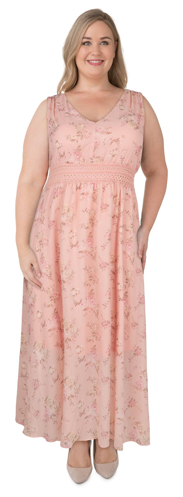 Order Lily Morgan Crochet Waist Maxi Dress - Delivery Near me | Uber Eats