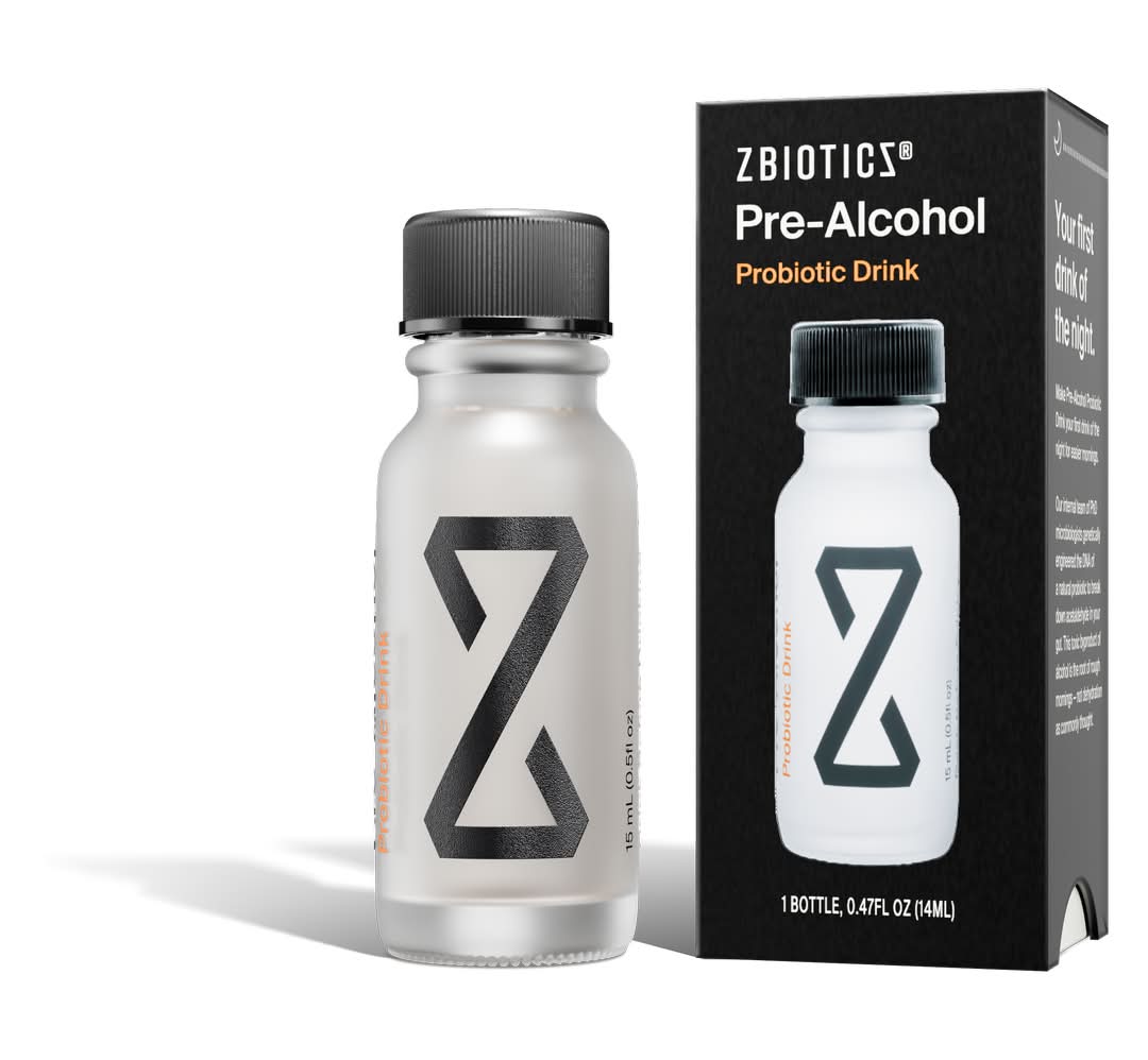 Zbiotics Pre-Alcohol Probiotic Drink (0.5 fl oz)