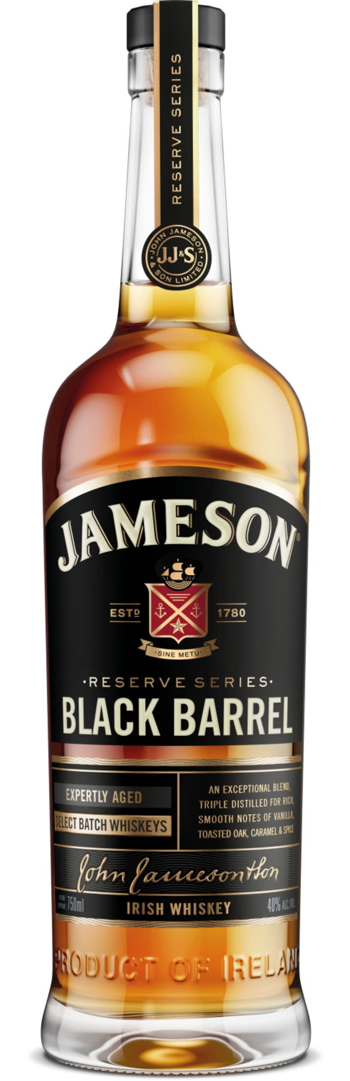Jameson Black Barrel Irish Whiskey (750 ml)