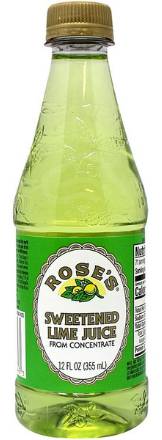 Rose's Lime Juice 12oz Bottle