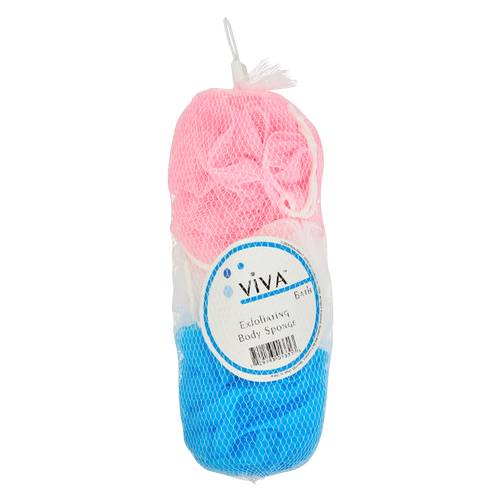 Viva Exfoliating Bath Loofahs 3ct